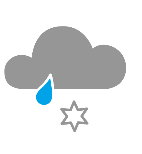 leichter Schneeregen